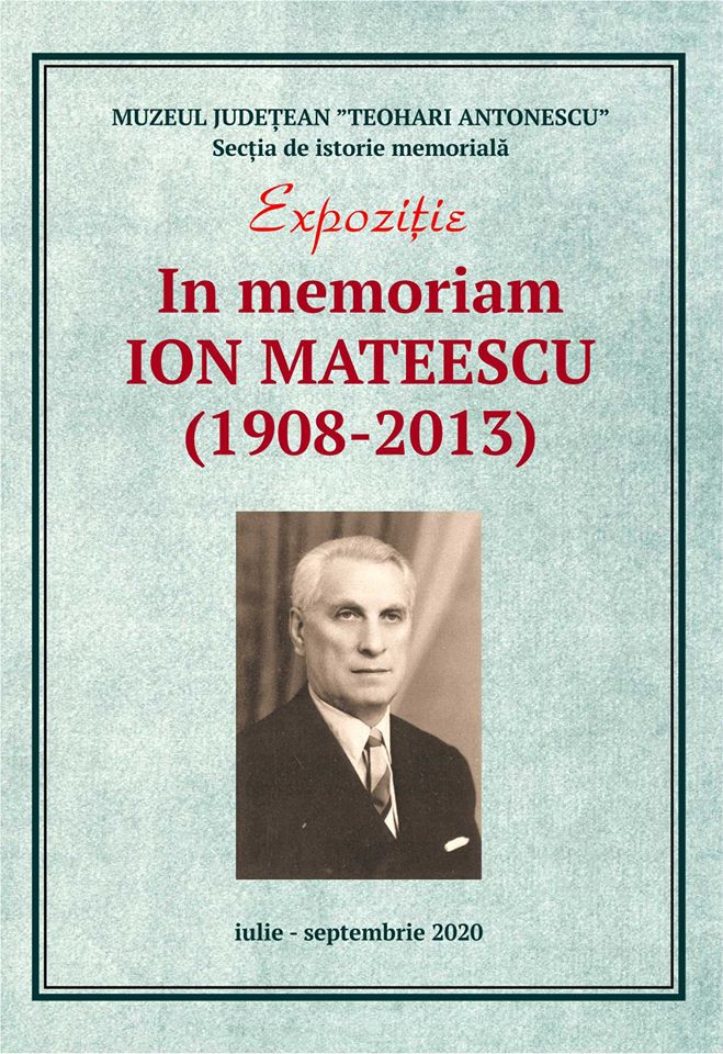Expoziţie dedicată profesorului giurgiuvean Ion Mateescu.