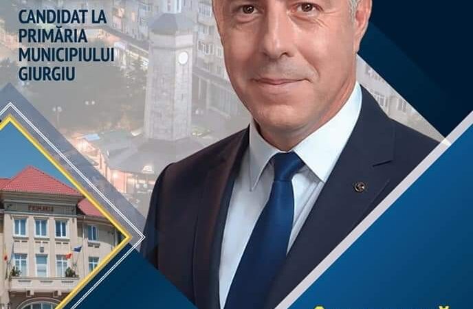 Adrian Anghelescu  candidatul Partidului Național Liberal pentru Primăria Municipiului Giurgiu