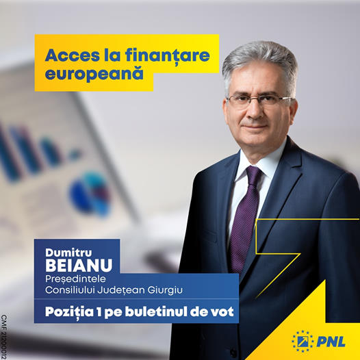 Proiectele finanţate cu fonduri europene reprezintă cea mai bună soluţie pentru investiţii a declarat viitorul preşedinte al Consiliului Judeţean Giurgiu, Dumitru Beianu