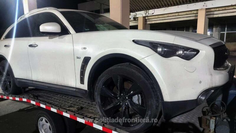 Autoturism căutat de autoritățile din Germania, descoperit în P.T.F. Giurgiu