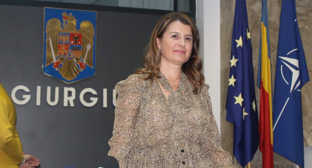 Aneta Matei, fostul prefect al judeţului Giurgiu, a fost numită în funcţia de secretar de stat la Ministerul Afacerilor Interne