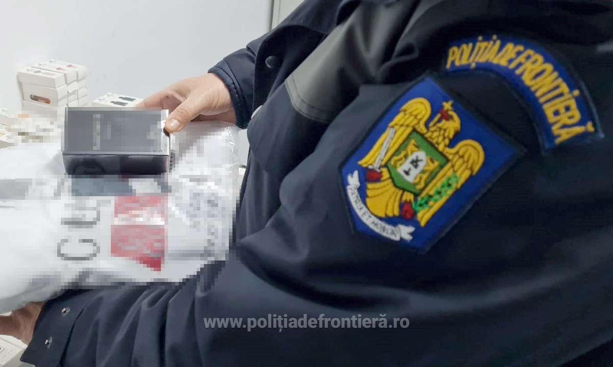 Bunuri în valoare de 80.000 lei, susceptibile a fi contrafăcute, descoperite la PTF Giurgiu