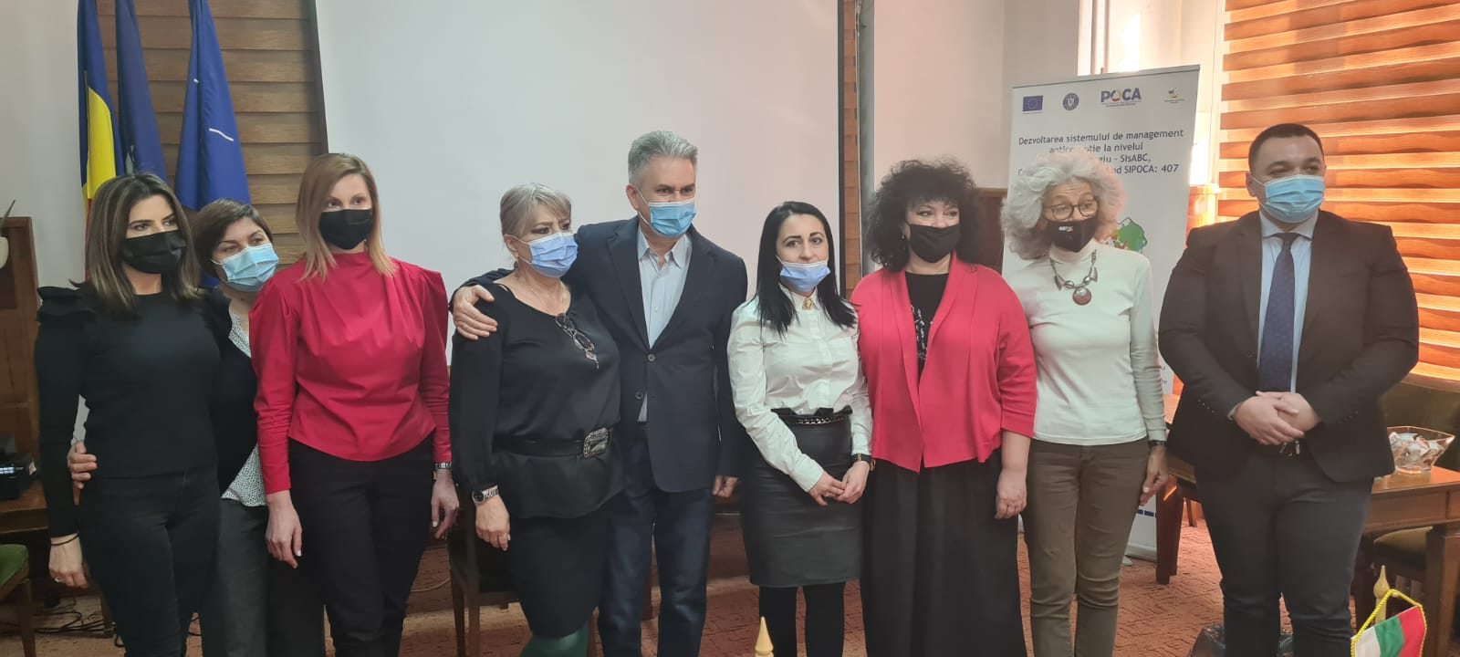 Conferinţa finală a proietului “ INVESTIŢII  PENTRU  SIGURANŢA  RUTIERĂ  ŞI ÎMBUNĂTĂŢIREA CONECTIVITĂŢII ÎNTRE  MUNICIPALITATEA RUSE  ŞI  JUDEŢUL GiURGIU  LA REŢEAUA  DE  TRANSPORT  TEN-T “ , COD E-MS-418