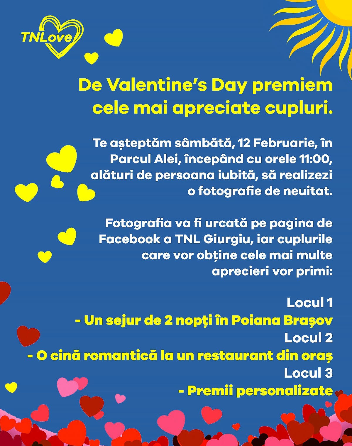 Tinerii liberali organizează un super concurs de Valentine’s Day, unde se vor premia cele mai apreciate cupluri!