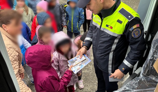 EDUCAȚIE RUTIERĂ LA O UNITATE DE ÎNVĂȚĂMÂNT DIN MUNICIPIUL GIURGIU