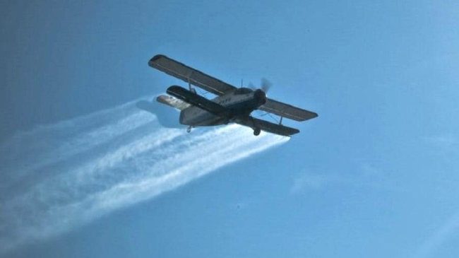 Planificare dezinsecţie aeriană etapa a doua