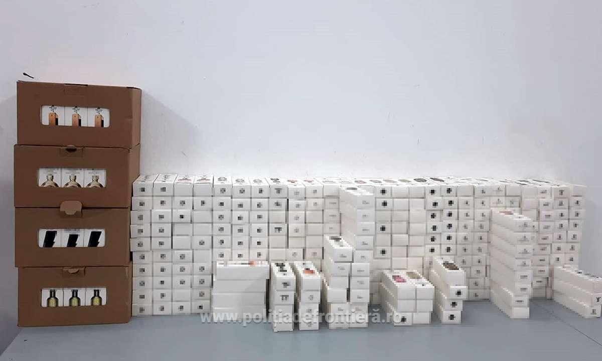 Bunuri susceptibile a fi contrafăcute, descoperite de poliţiştii de frontieră din cadrul Punctului de Trecere a Frontierei Giurgiu
