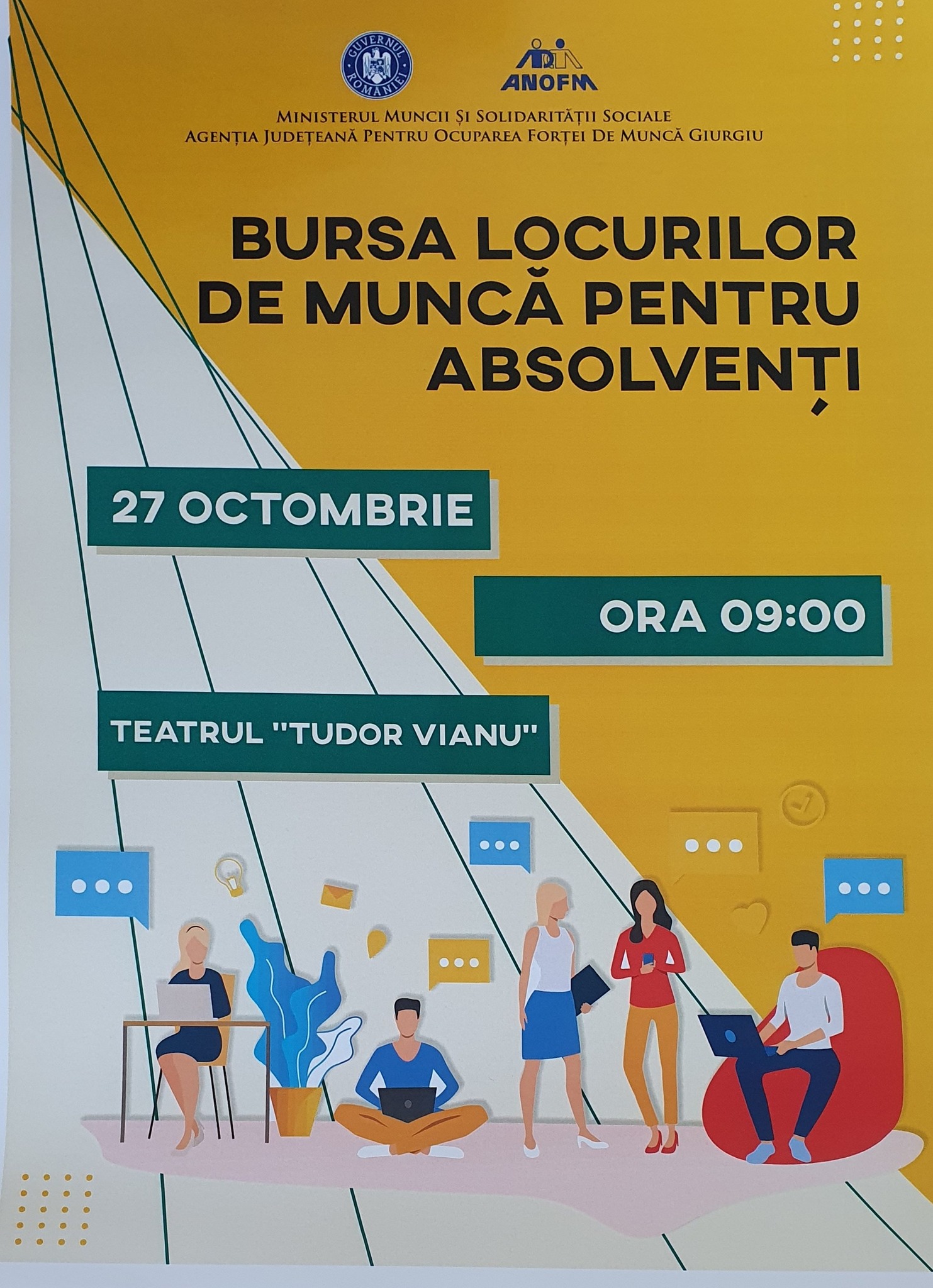 Ești absolvent aflat în căutarea unui loc de muncă sau angajator? Atunci, anunțul următor este pentru tine!