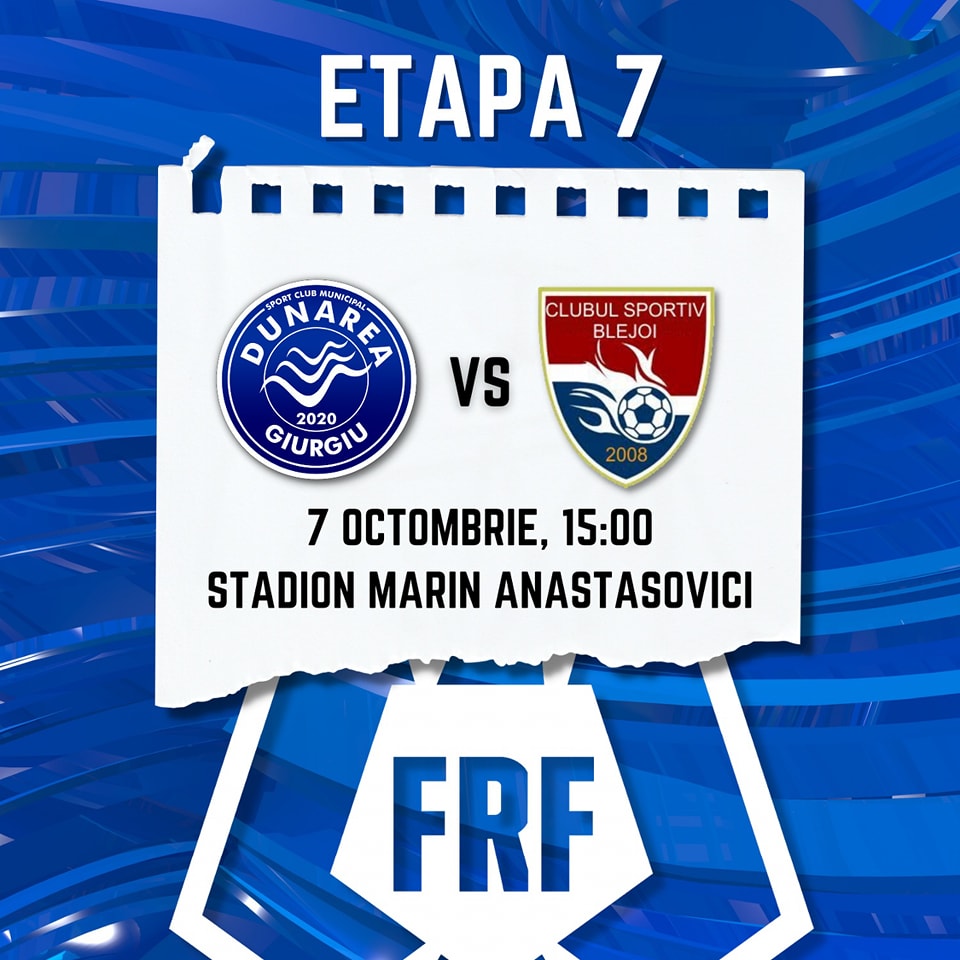 Partidă de foc pentru Dunărea Giurgiu!