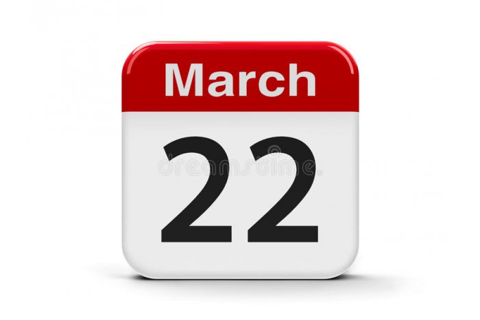 Evenimentele zilei de 22 martie în Istorie