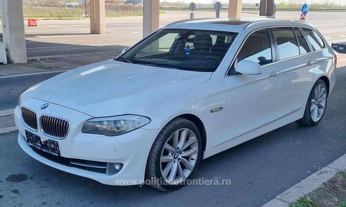 Autoturism căutat de autoritățile din Italia, descoperit în PTF Giurgiu