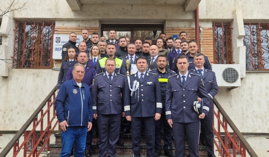 ZIUA POLIŢIEI ROMÂNE SĂRBĂTORITĂ LA INSPECTORATUL DE POLIŢIE JUDEŢEAN GIURGIU