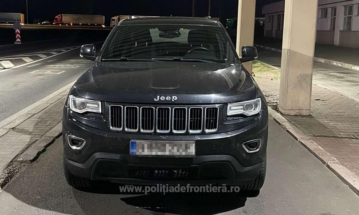 Autoturism tip SUV căutat de autorități, indisponibilizat în P.T.F. Giurgiu