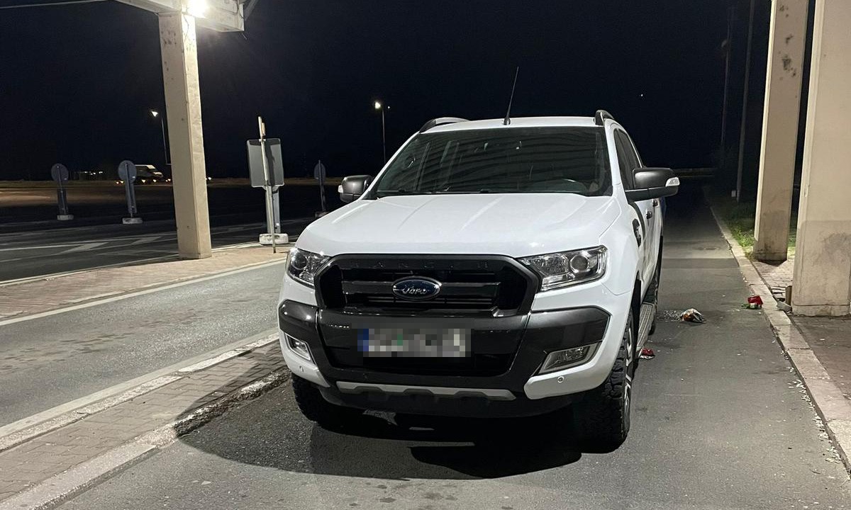 Autoturism căutat de autoritățile din Belgia, descoperit în PTF Giurgiu