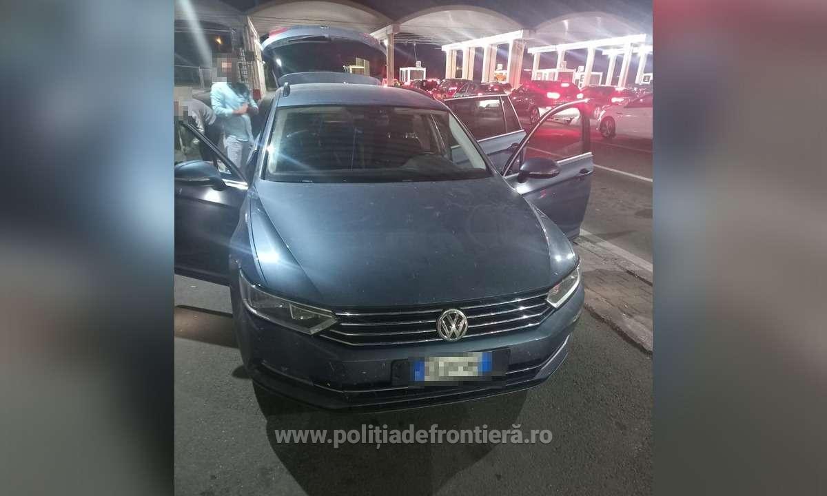 Autoturism căutat de autoritățile din Italia, indisponibilizat în PTF Giurgiu-Ruse