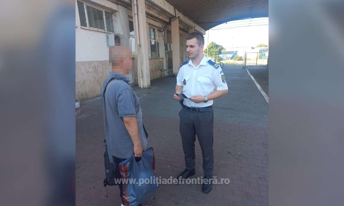 Cetățean algerian cu permis de ședere fals descoperit în PTF Giurgiu