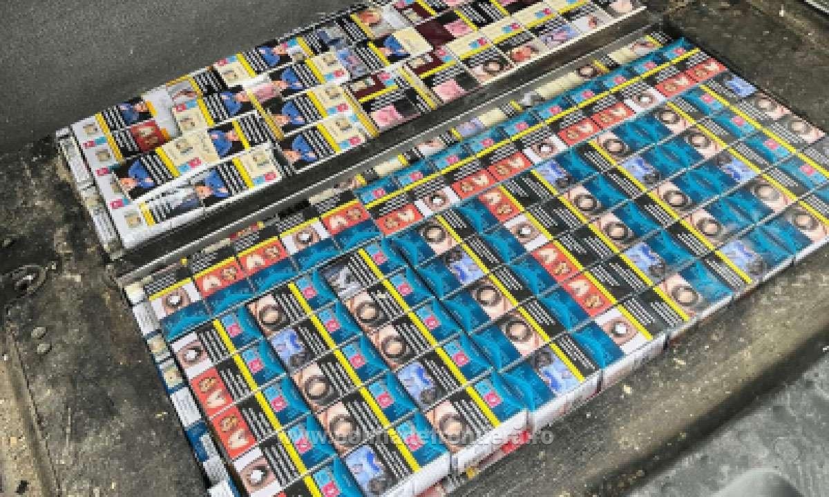 44.400 de țigarete ascunse într-un autoturism descoperite în PTF Giurgiu-Ruse