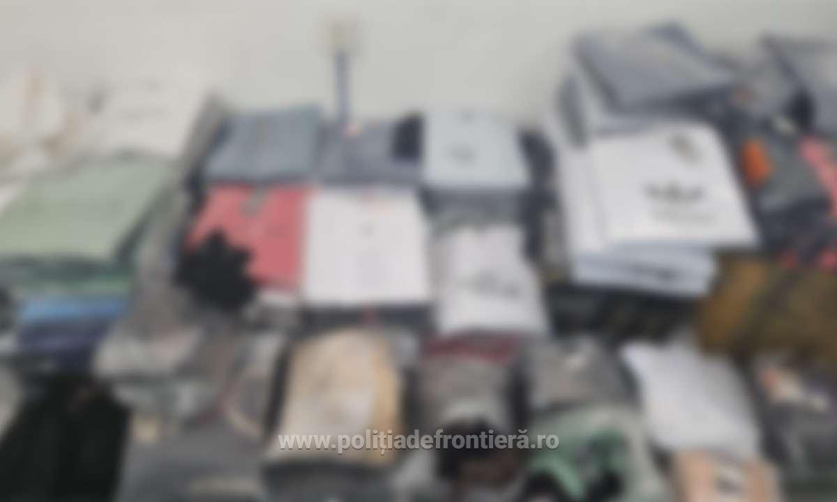 Produse susceptibile a fi contrafăcute de aproximativ 100.000 de euro și zeci de mii de țigarete, depistate într-o acțiune „BLITZ” la Giurgiu