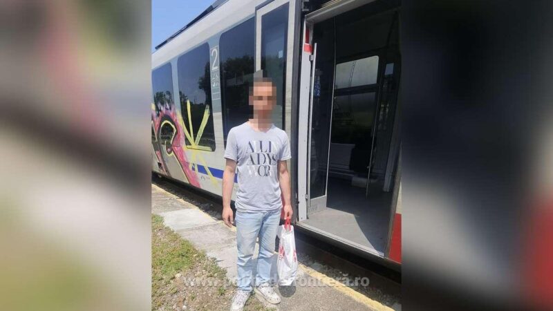 Cetățean sirian descoperit ascuns în toaleta unui tren internațional