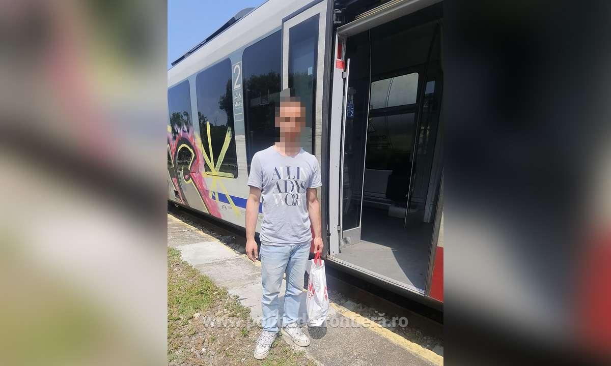 Cetățean sirian descoperit ascuns în toaleta unui tren internațional