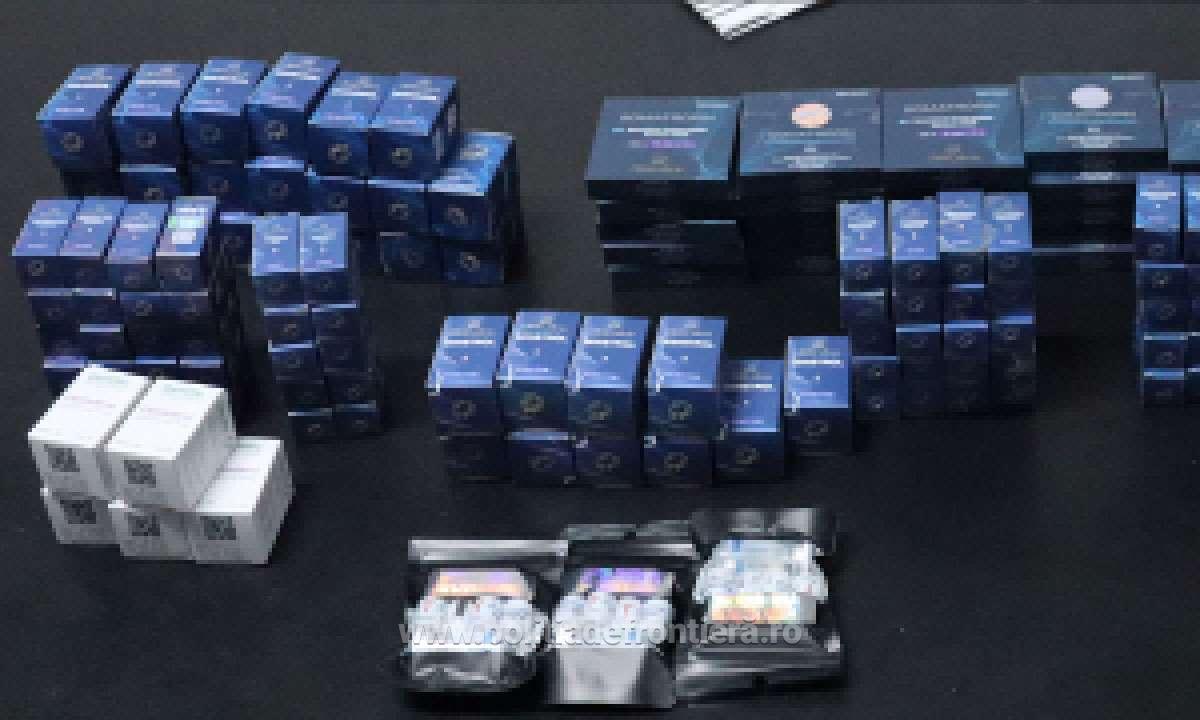 Substanțe dopante în valoare de 150.000 de euro, descoperite de polițiștii de frontieră giurgiuveni într-un colet transportat ilegal