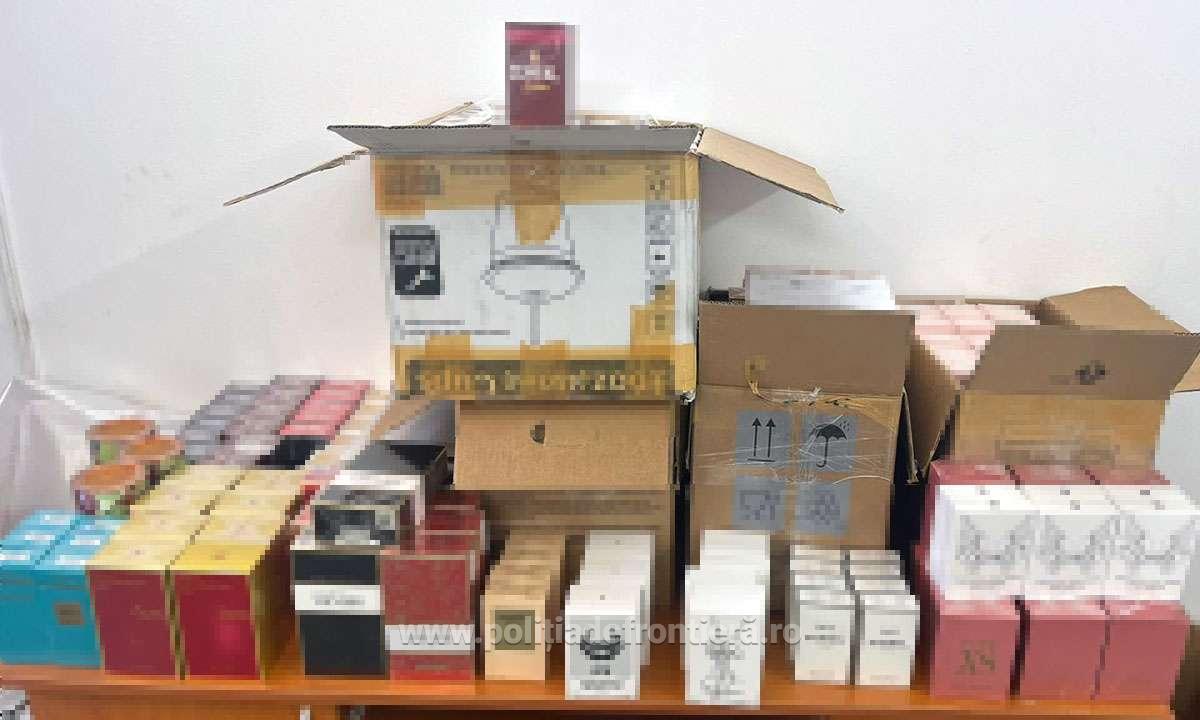 Peste 1.500 de bunuri susceptibile a fi contrafăcute, descoperite de polițiștii de frontieră giurgiuveni