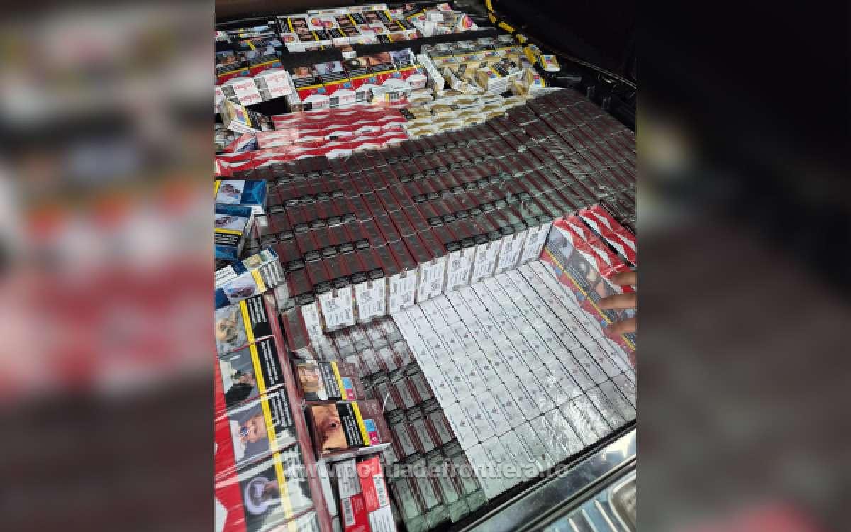 Țigarete în valoare de peste 50.000 de lei, descoperite de polițiștii de frontieră giurgiuveni