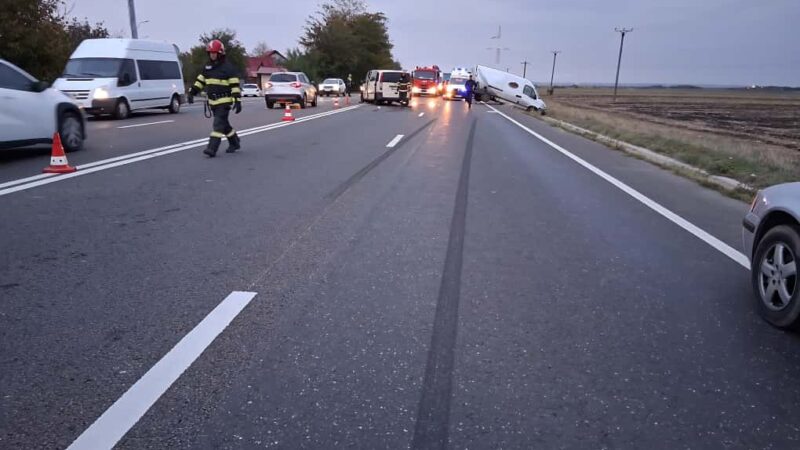 Conduceți prudent: Accident rutier pe DN 5