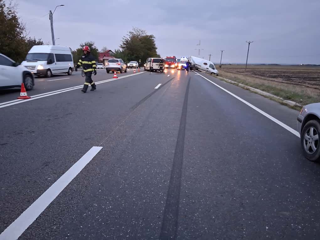 Conduceți prudent: Accident rutier pe DN 5