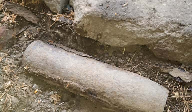 Proiectil exploziv găsit într-o gospodărie