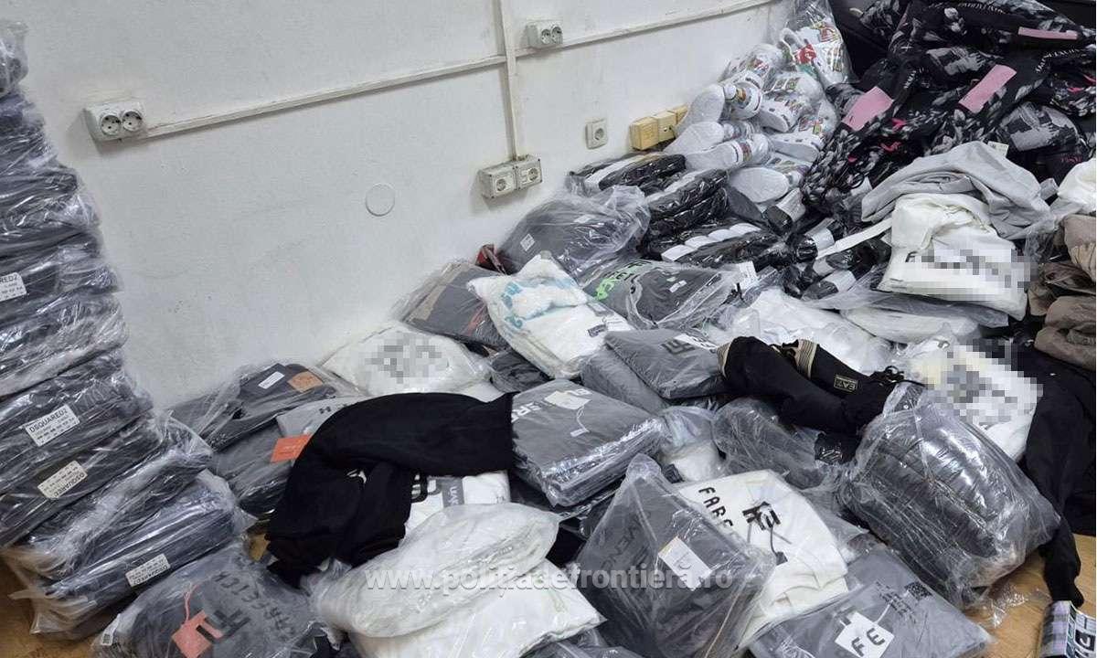 Produse susceptibile a fi contrafăcute, în valoare de peste 1.500.000 de lei, depistate de polițiștii de frontieră giurgiuveni
