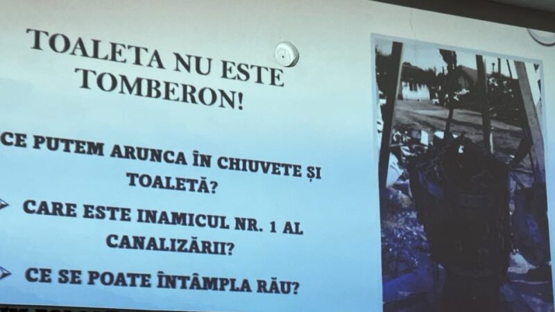  Toaleta NU este tomberon!