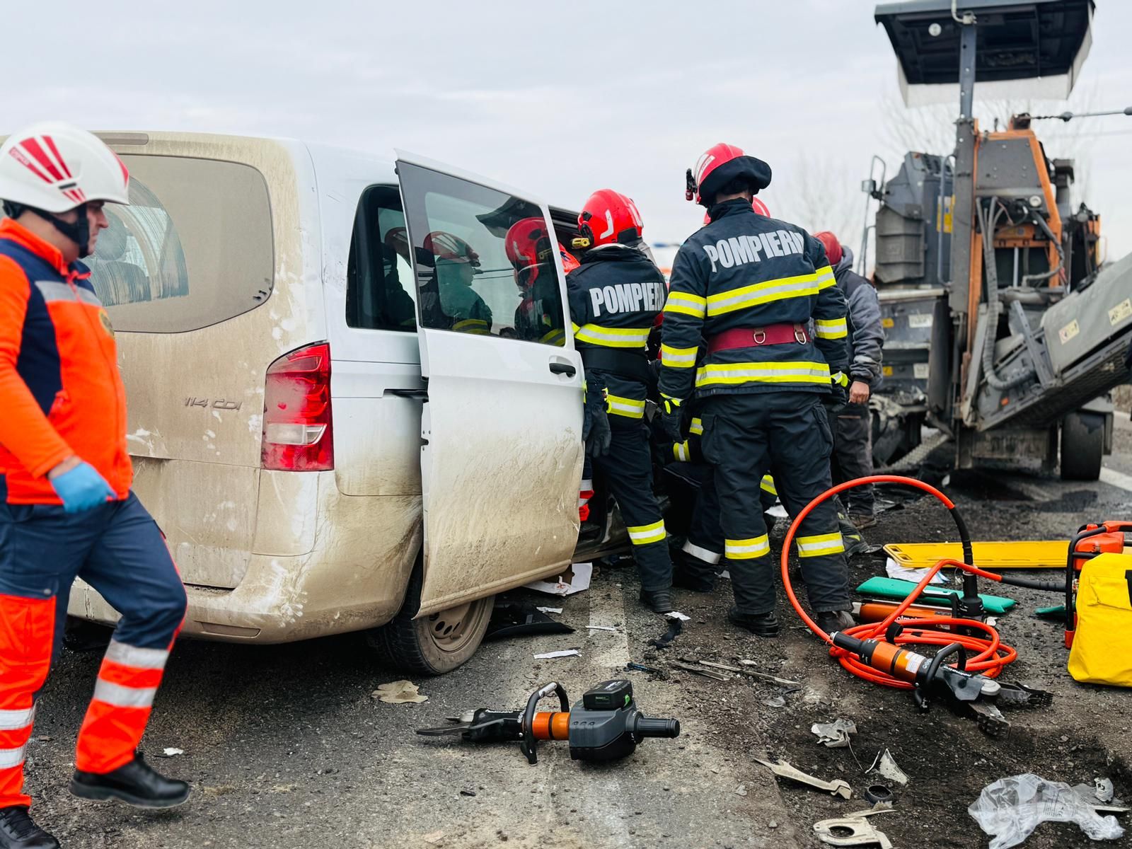 Conduceți prudent! Accident rutier pe DN5