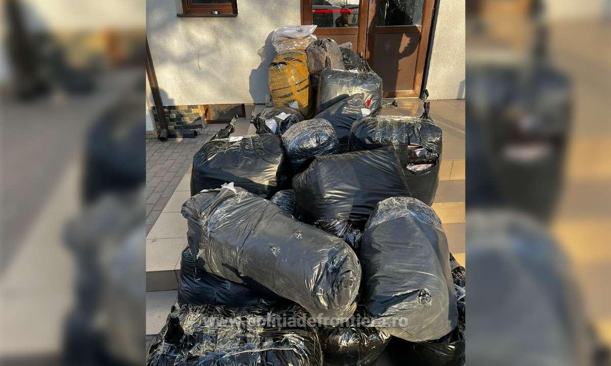 Mii de bunuri susceptibile a fi contrafăcute, descoperite de către polițiștii de frontieră din cadrul ITPF Giurgiu