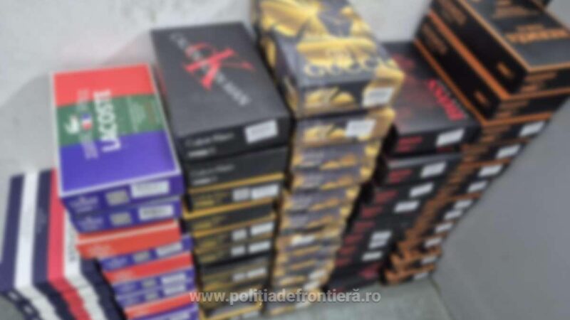 Acțiuni BLITZ: bunuri contrafăcute și zeci de mii de țigarete, scoase din circuitul ilegal de polițiștii de frontieră