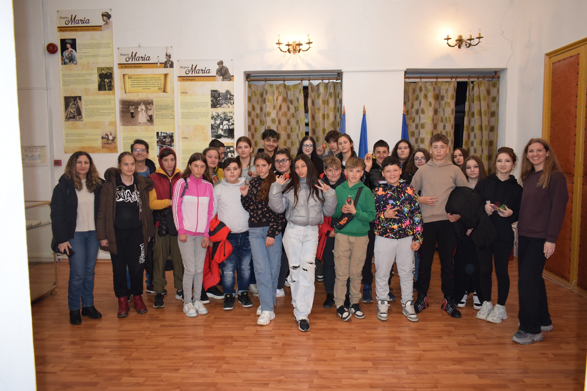 Elevii Școlii Gimnaziale „Marin Gh. Popescu” din Gogoșari, Giurgiu au vizitat astăzi Muzeul Teohari Antonescu