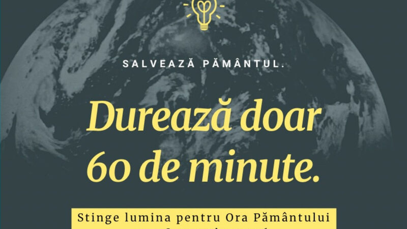Ora Pământului 2026. 28 Martie, data la care toată lumea stinge lumina timp de 60 de minute