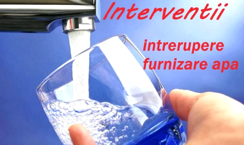 ANUNŢ ÎNTRERUPERE APĂ