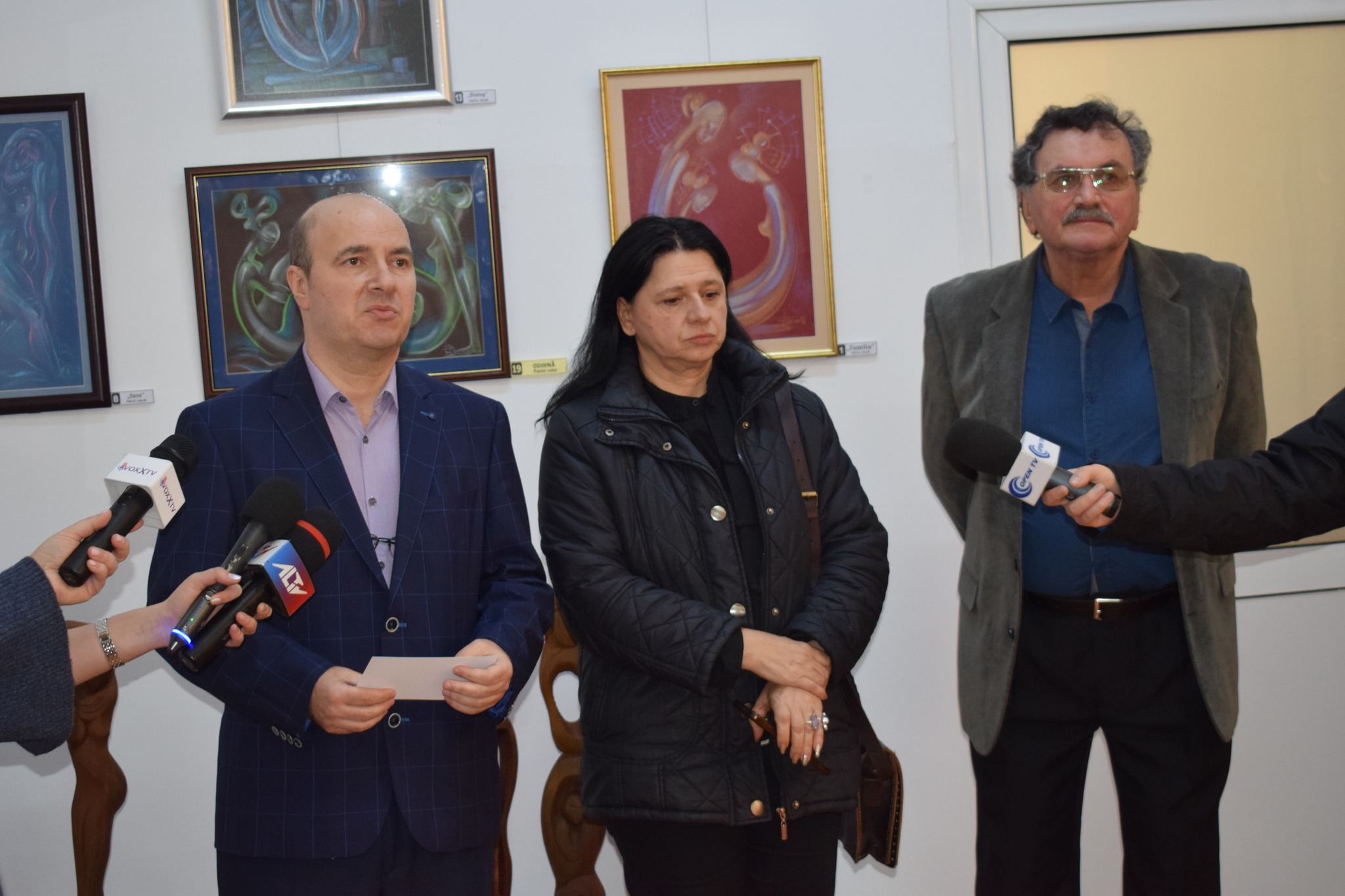 Vernisajul expoziției de artă „Volum și culoare” la Muzeul Județean „Teohari Antonescu” Giurgiu