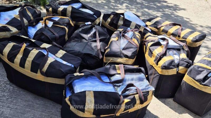 Acțiuni tip BLITZ la Giurgiu: produse contrafăcute în valoare de 1 milion de lei, descoperite de polițiștii de frontieră