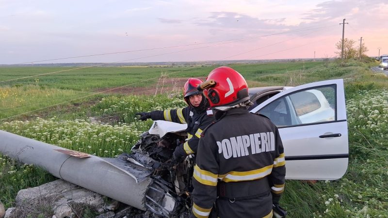 Conduceți prudent! Accident rutier pe DN6