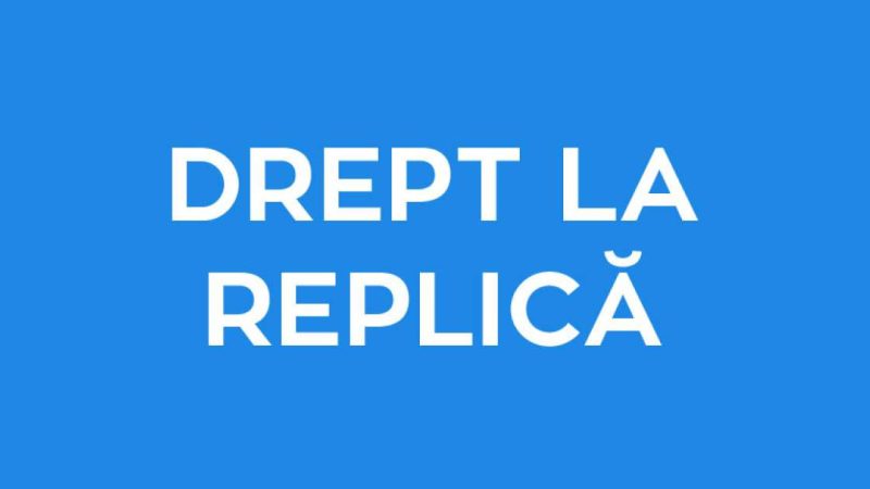 DREPT LA REPLICĂ AL DIRECTORULUI OCPI GIURGIU