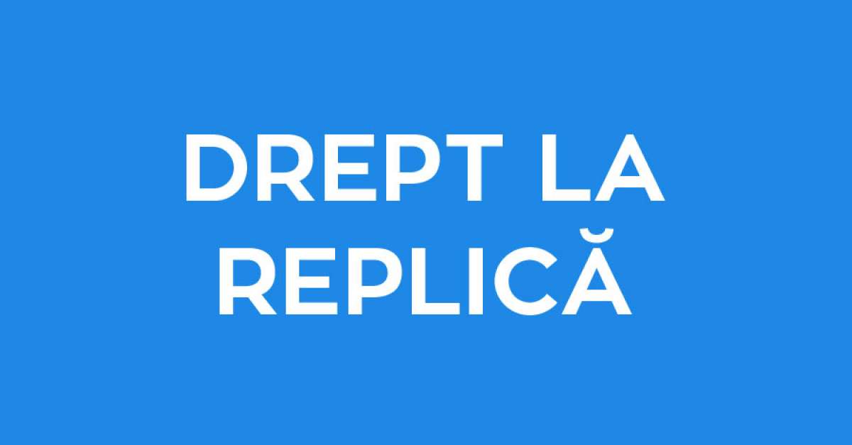 DREPT LA REPLICĂ AL DIRECTORULUI OCPI GIURGIU