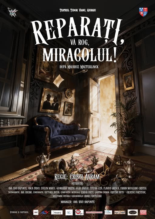 O nouă premieră la Teatrul Tudor Vianu
