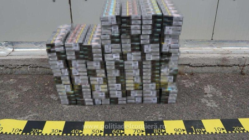 Tigări în valoare de peste 72.000 lei, scoase din circuitul ilegal în urma acțiunilor tip Bliz pe drumurile dinspre Bulgaria