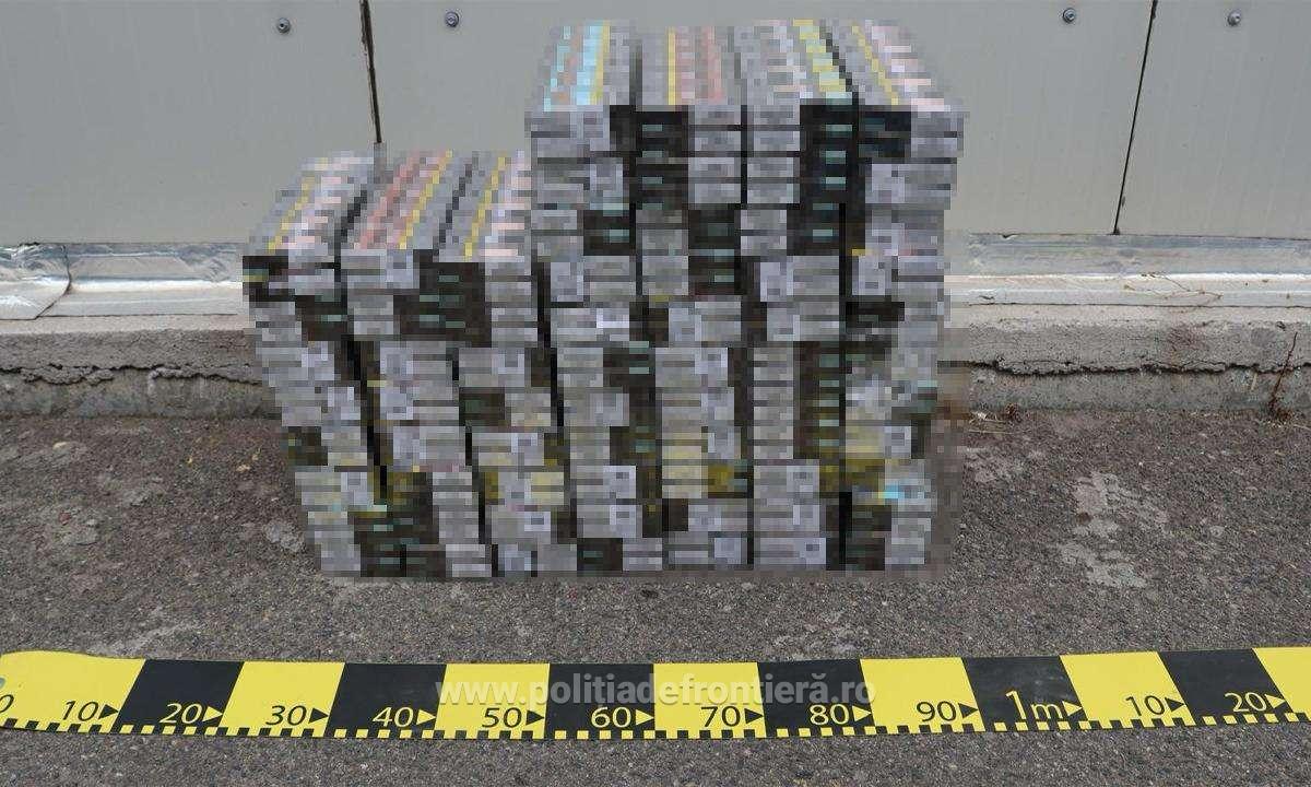 Tigări în valoare de peste 72.000 lei, scoase din circuitul ilegal în urma acțiunilor tip Bliz pe drumurile dinspre Bulgaria